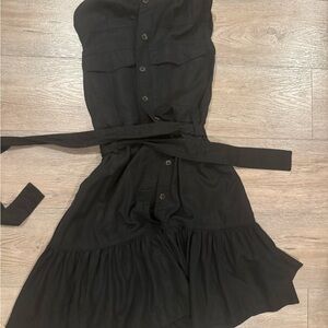 Banana Republic Black Strapless Dress